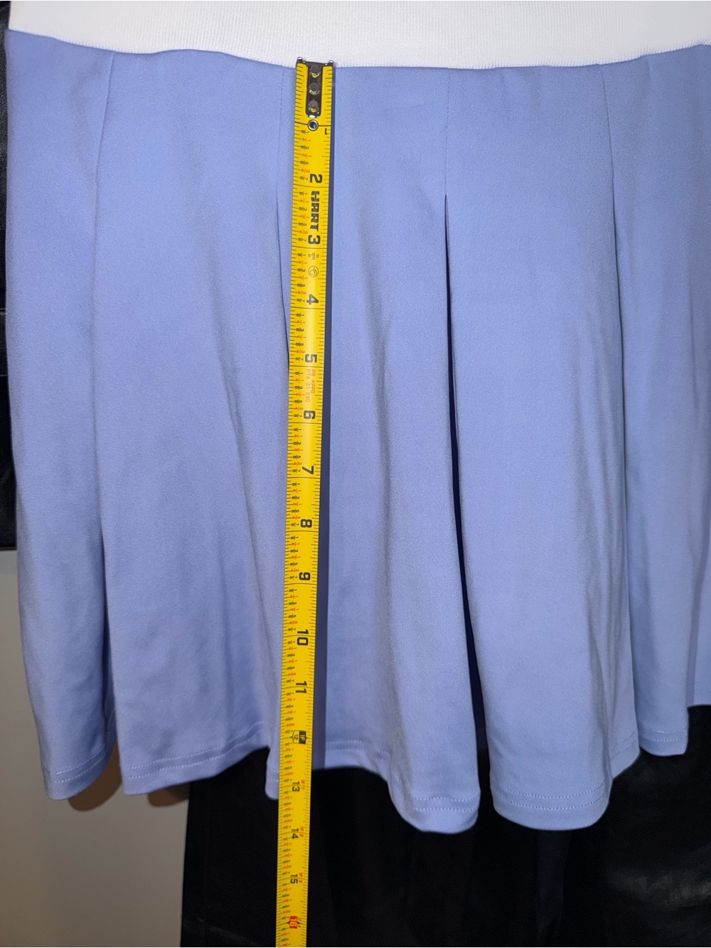WBQ Light Blue Athletic Tennis Dress with Navy & White Trim - Picture 7 of 8